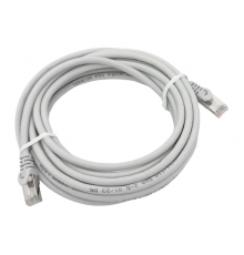 Патч-корд TERACOM PRO Cat.6 экранированный FTP оболочка LSZH серый (5,0м)