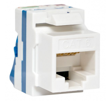 Модуль Keystone TERACOM CS Cat.6 неэкранированный 110 IDC 180 градусов самозажимной (Toolless) синий