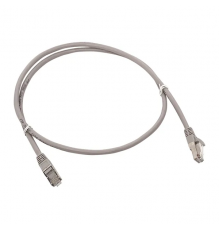 Патч-корд TERACOM PRO Cat.5E экранированный FTP оболочка LSZH серый (2,0м)