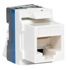 Модуль Keystone TERACOM CS Cat.5E неэкранированный 110 IDC 180 градусов самозажимной (Toolless) серый