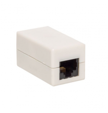 Адаптер проходной TERACOM Cat.5E неэкранированный RJ45-RJ45 белый