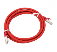 Патч-корд TERACOM CS Cat.6A экранированный S/FTP оболочка LSZH красный (3,0м)