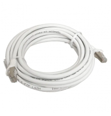 Патч-корд TERACOM CS Cat.6A экранированный S/FTP оболочка LSZH белый (5,0м)