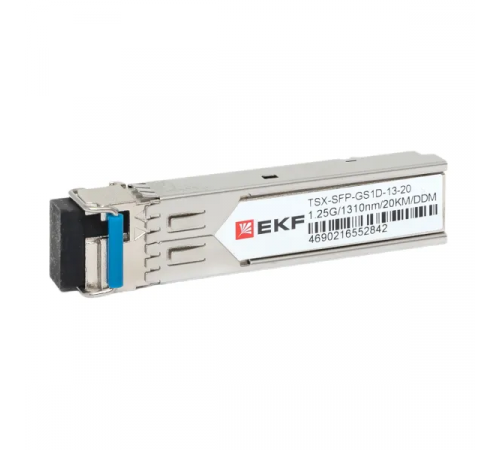 SFP модуль 1,25 Гбит одинарное одномодовое оптоволокно передача 1310нм дальность 20км TSX EKF