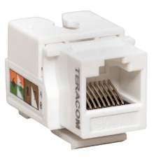 Модуль Keystone TERACOM PRO Cat.5E RJ-45 неэкранированный 110 IDC 90 градусов белый