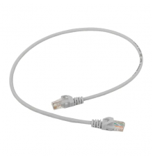 Патч-корд TERACOM PRO Cat.5E неэкранированный UTP оболочка PVC серый (0,5м)