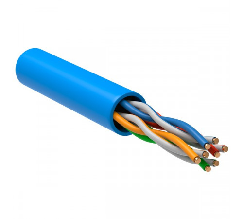LC1-C5E04-113 ITK Витая пара U/UTP кат.5E 4х2х24AWG solid PVC синий (305м)