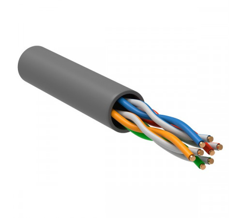 LC1-C5E04-121-T-P-R ITK Витая пара U/UTP кат.5E 4х2х0,52 solid LSZH нг(А)-HF серый (305м) РФ/Т
