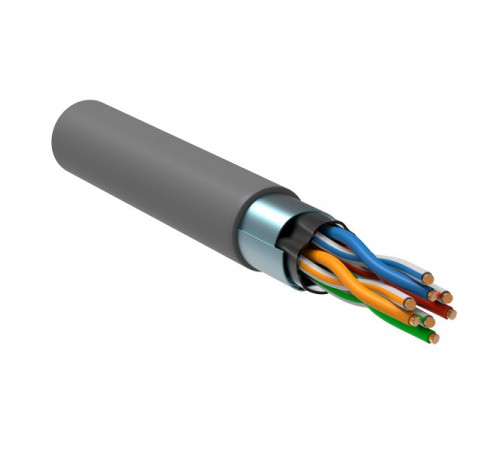 LC1-C5E04-311 ITK Витая пара F/UTP кат.5E 4x2х24AWG solid PVC серый (305м)