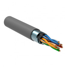 ITK Витая пара F/UTP кат. 5E 4х2х0,52 solid PVC серый (305м) РФ