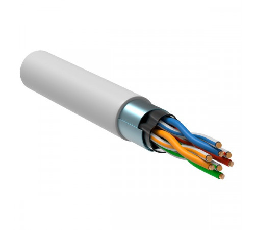 LC1-C5E04-398-S-R ITK Витая пара F/UTP кат. 5E 4х2х24AWG solid PVCLS нг(А)-LSLTx белый (305м) РФ