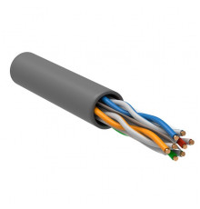 ITK Витая пара U/UTP кат.6 4х2х23AWG PVC серый (305м) РФ/Т