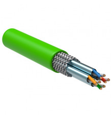 ITK Витая пара S/FTP кат.7 4х2х23AWG solid LSLTx нг(А)-LSLTx зеленый (305м)