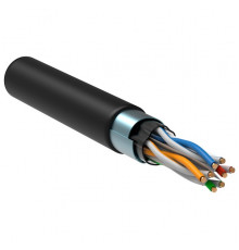 ITK Витая пара F/UTP кат.6 4х2х23AWG solid LDPE черный (305м)