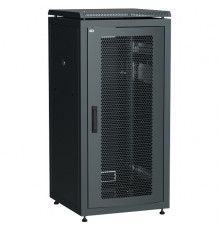 ITK LINEA N Шкаф сетевой 19" 28U 600х600мм перфорированная передняя дверь черный